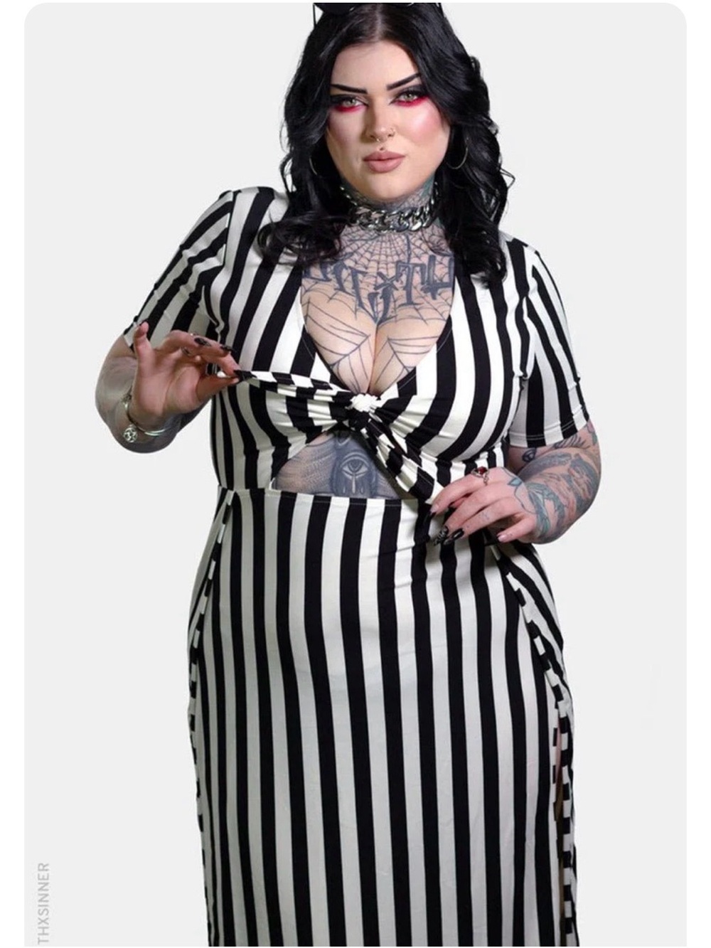 Forest Ink Beetle M-Line Maxi Dress